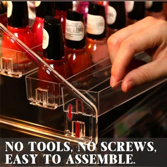 🔹️7-Tier Clear Acrylic Easy Assemble Organizer Stand - Picture 3 of 6